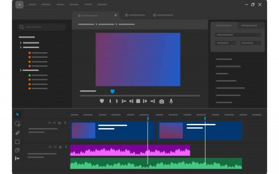Video,Editing,Software,Interface,Dark,Themed,Screen,Features,A,Detailed